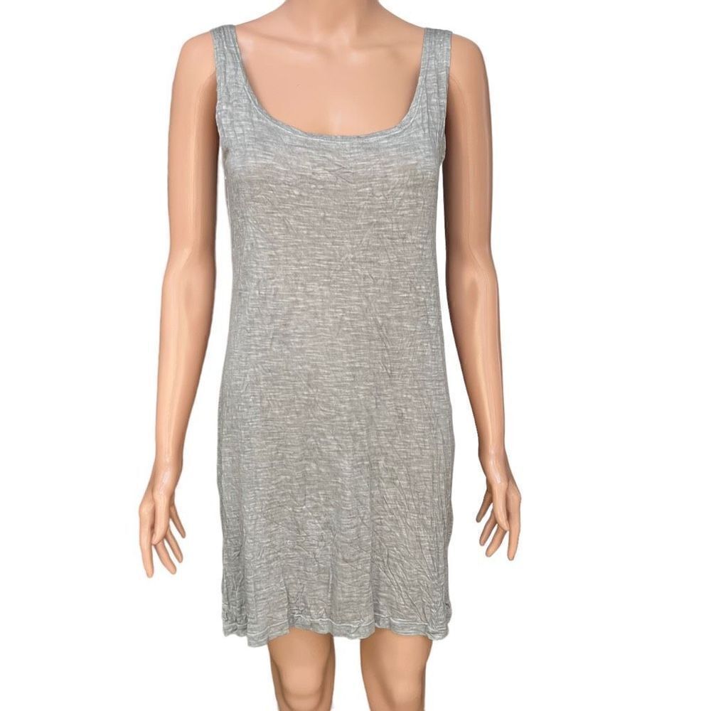 Gershon Bram grey lagenlook top tunic size S